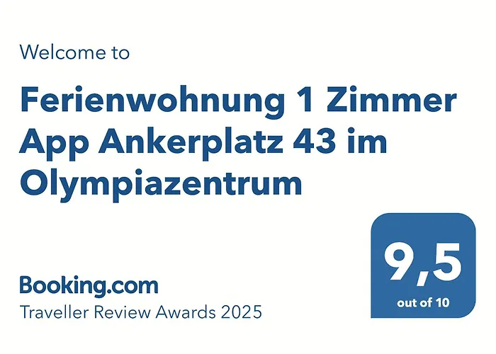 Ferienwohnung 1 Zimmer App Ankerplatz 43 Im Olympiazentrum