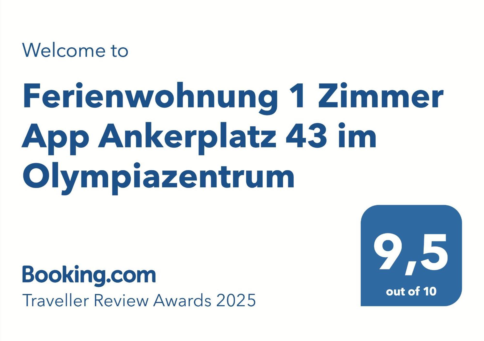 1 App Ankerplatz 43 Im Olympiazentrum Appartement *
